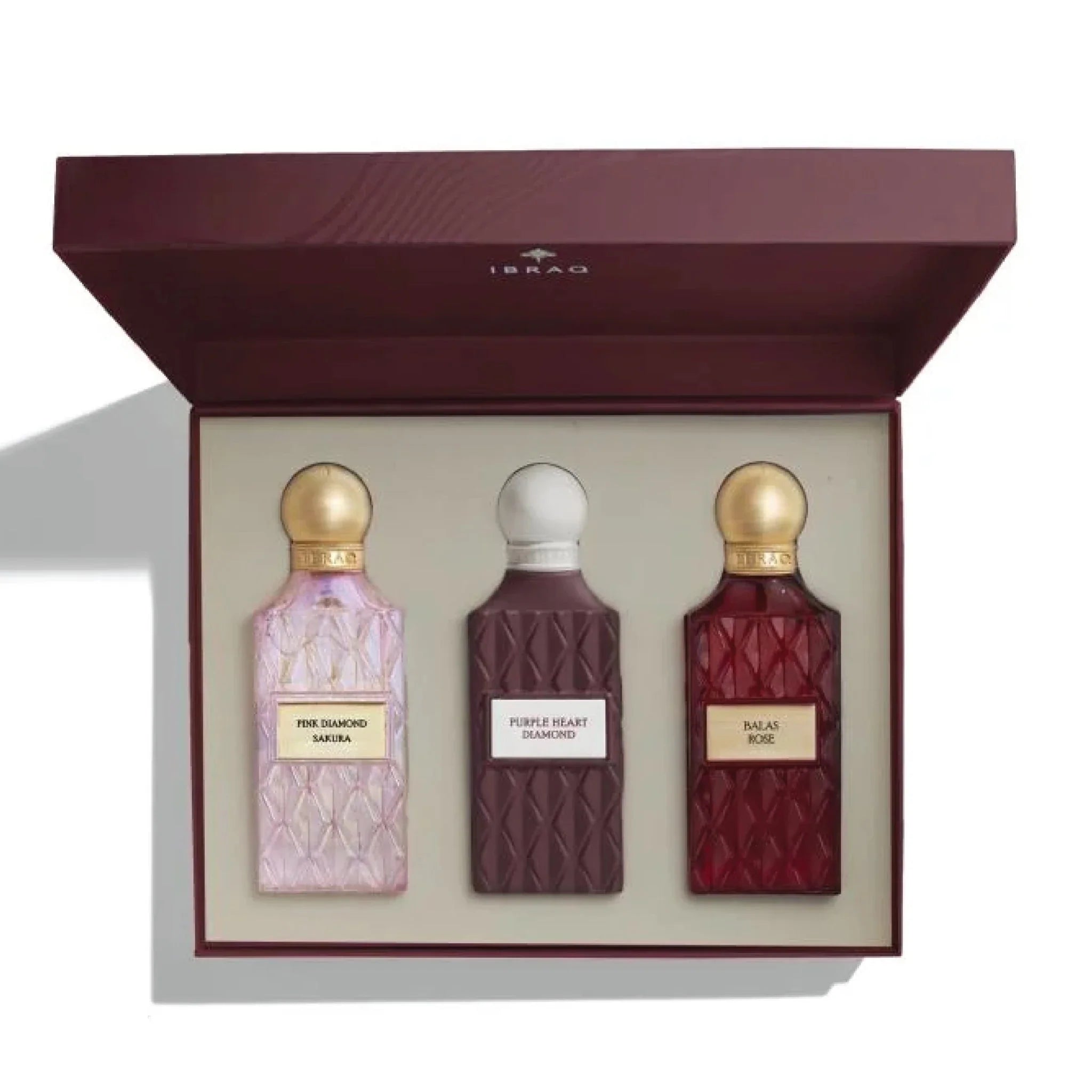 Maroon Wish Set (3x75ml) - Ibrahim Al Qurashi (IBRAQ) - Fragrance Forte
