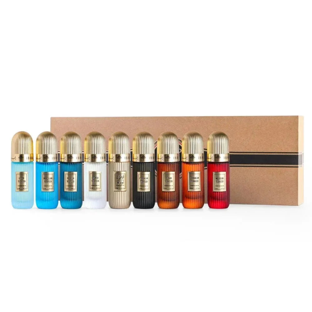 Tobacco Collection Set (9x20ml) - Ibrahim Al Qurashi (IBRAQ) - Fragrance Forte